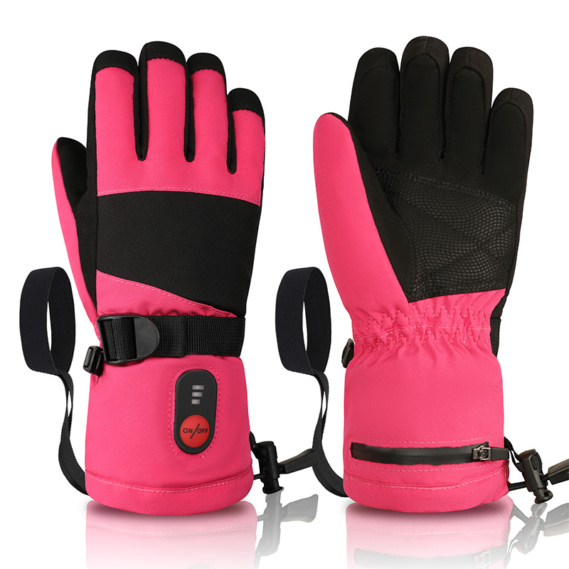 Heated Gloves Electric - 2026년형 어린이용 방수 발열 장갑, 7.4V