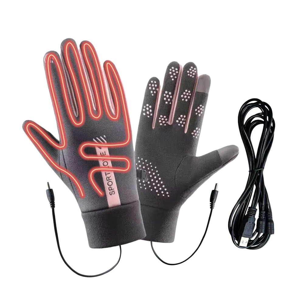 창의적인 겨울용 USB 발열 장갑 조절 가능한 방수 충 - Heated Gloves Electric 리뷰 및 가격
