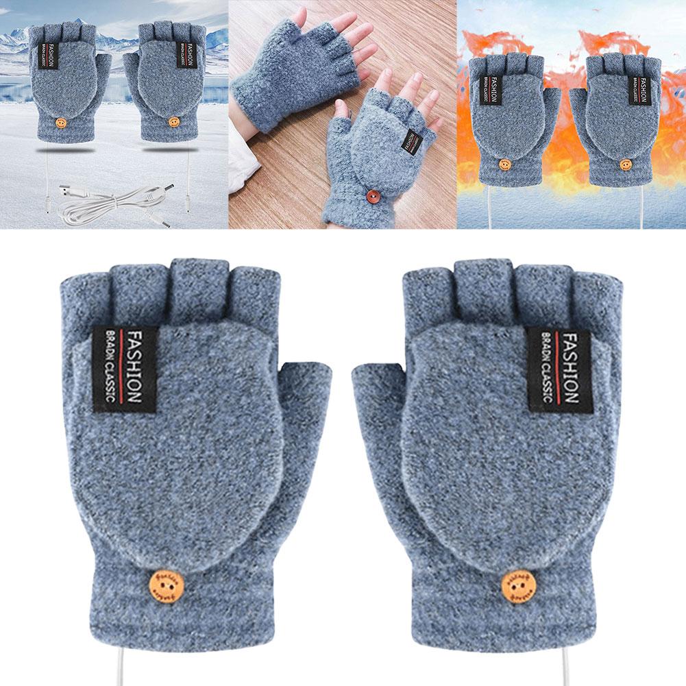 양면 발열 장갑, 세탁 가능, 충전식, 손가락이 없는  - Heated Gloves Electric 리뷰 및 가격